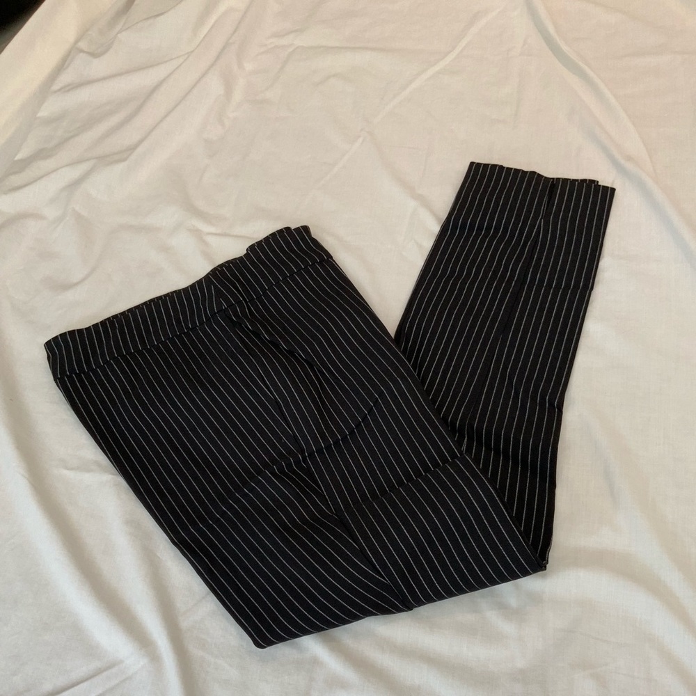 RENAUR DOUBLE COMFORT BLACK WHITE STRIPE PANTS NWT